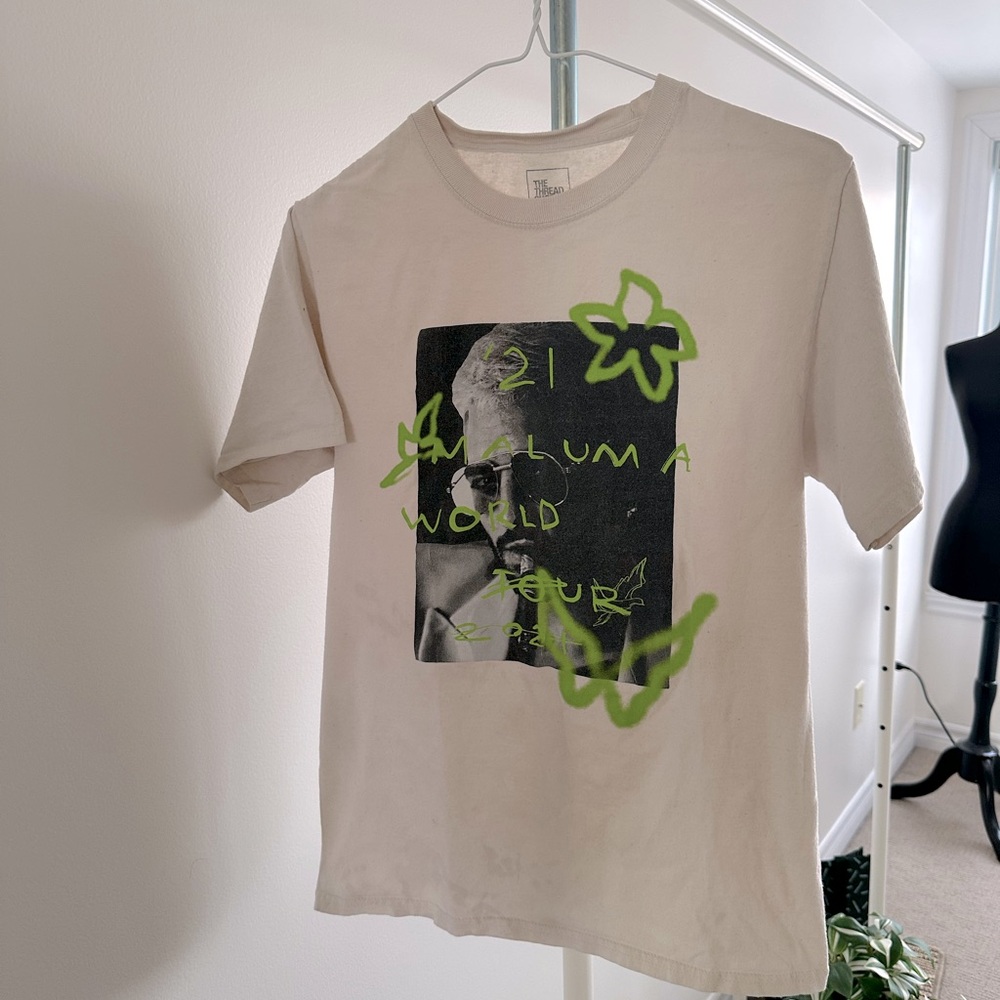 Maluma's shirt from the '21 Maluma world tour.